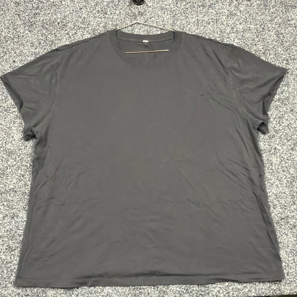 Lululemon Tee Womens 12 Black Oversize Short Sleeve Relaxed Fit Shirt